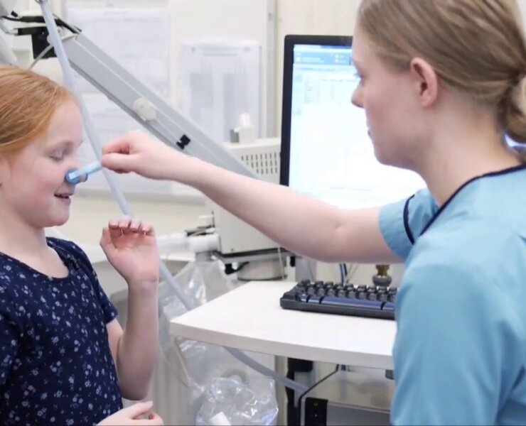 During A Medical Screening, Lung Capacity Testing Is A Standard Procedure.