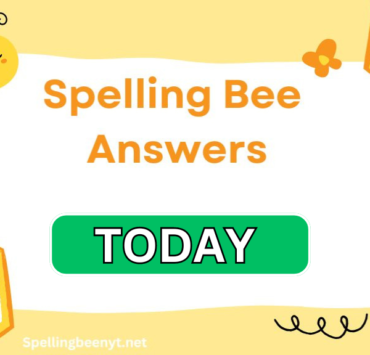 Spelling Bee Answers