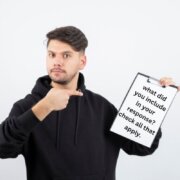 What Did You Include In Your Response? Check All That Apply.