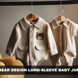 Rs 149 Bear Design Long-sleeve Baby Jumpsuit Thespark Shop