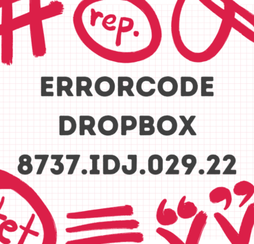 Errorcode Dropbox 8737.idj.029.22