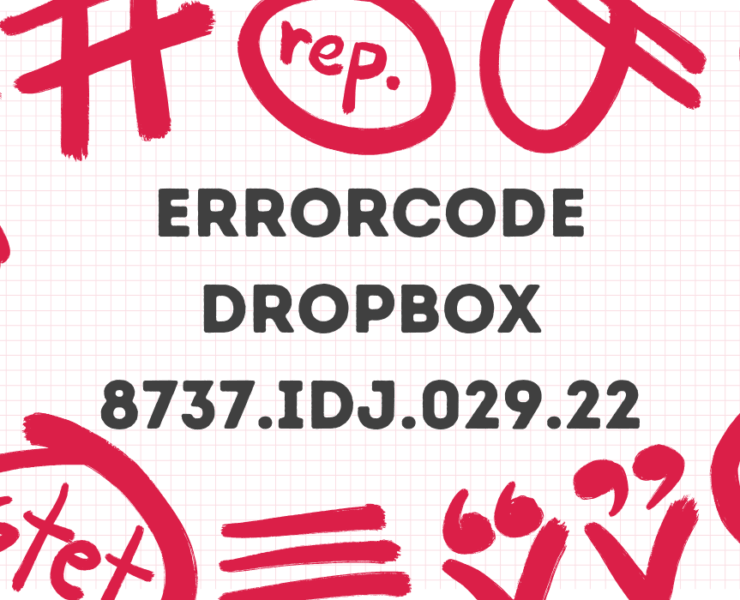 Errorcode Dropbox 8737.idj.029.22