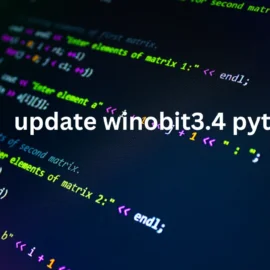 Update Winobit3.4 Python