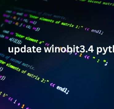 Update Winobit3.4 Python