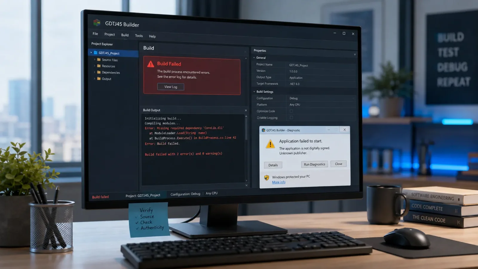 Software GDTJ45 Builder Problems